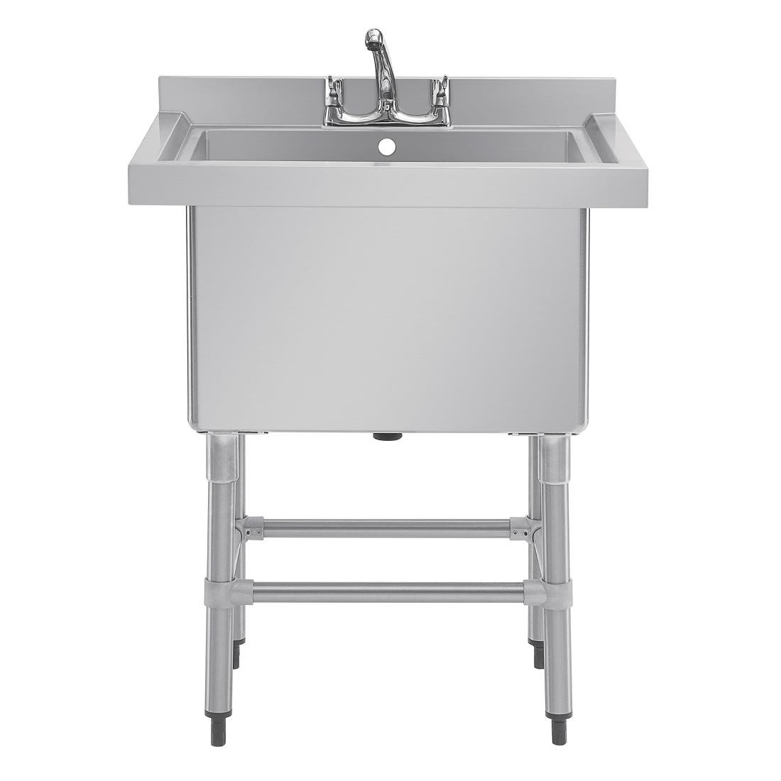 vogue diepe rvs spoelbak 77x60cm Vogue diepe RVS spoelbak 77x60cm