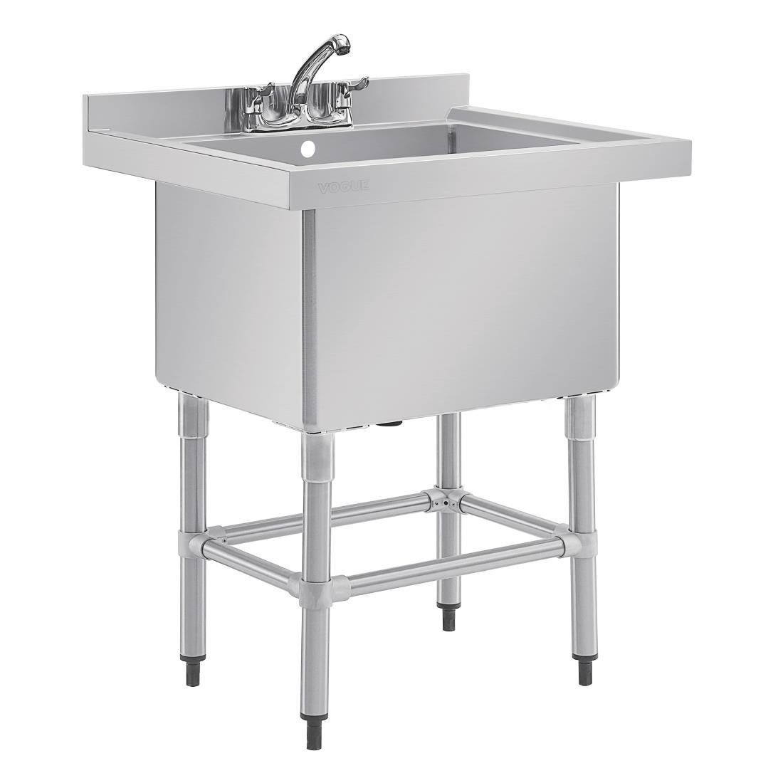 vogue diepe rvs spoelbak 77x60cm Vogue diepe RVS spoelbak 77x60cm