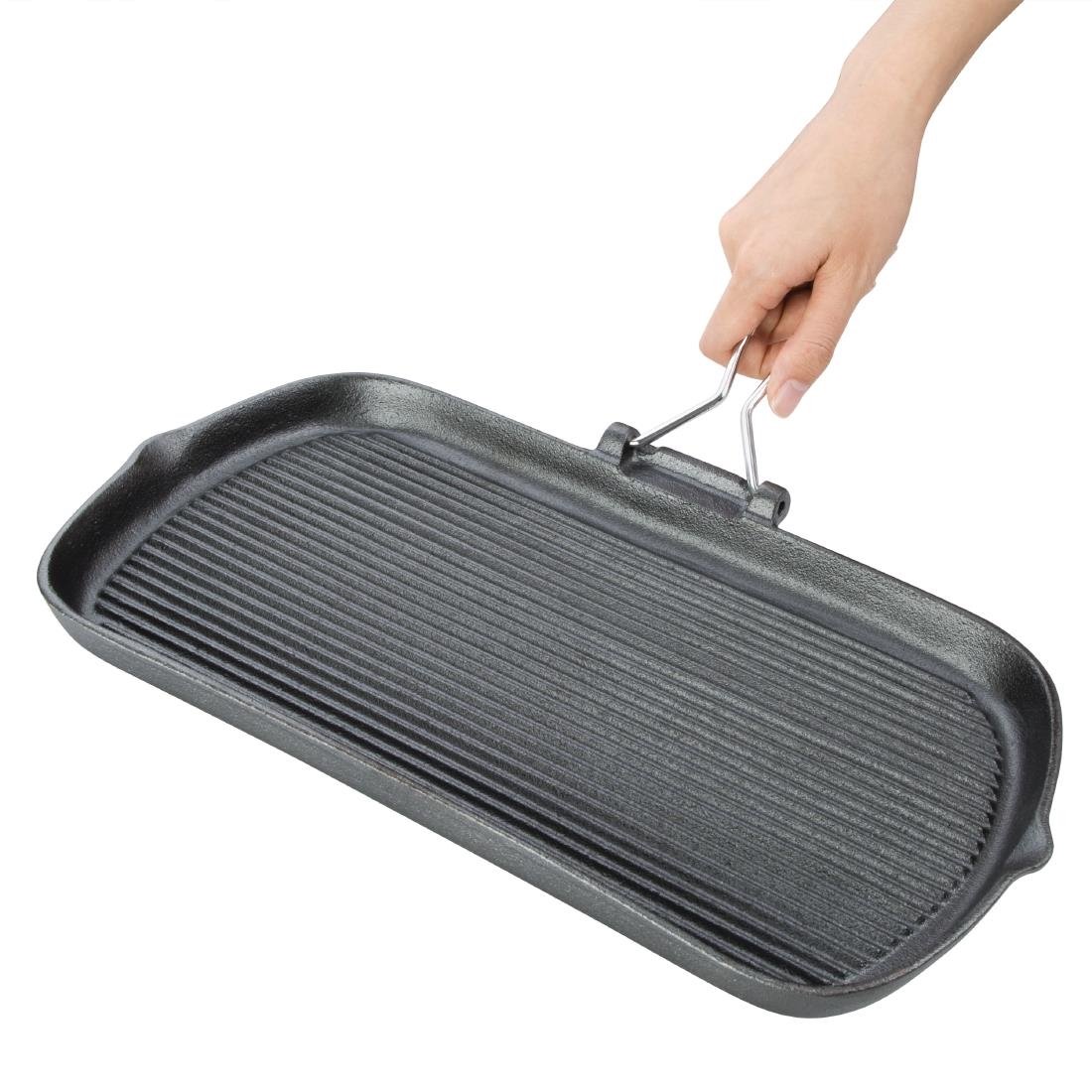 vogue gietijzeren grillpan 22cm Vogue gietijzeren grillpan 22cm