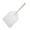 Vogue houten handvat aluminium pizza schep 31x36cm