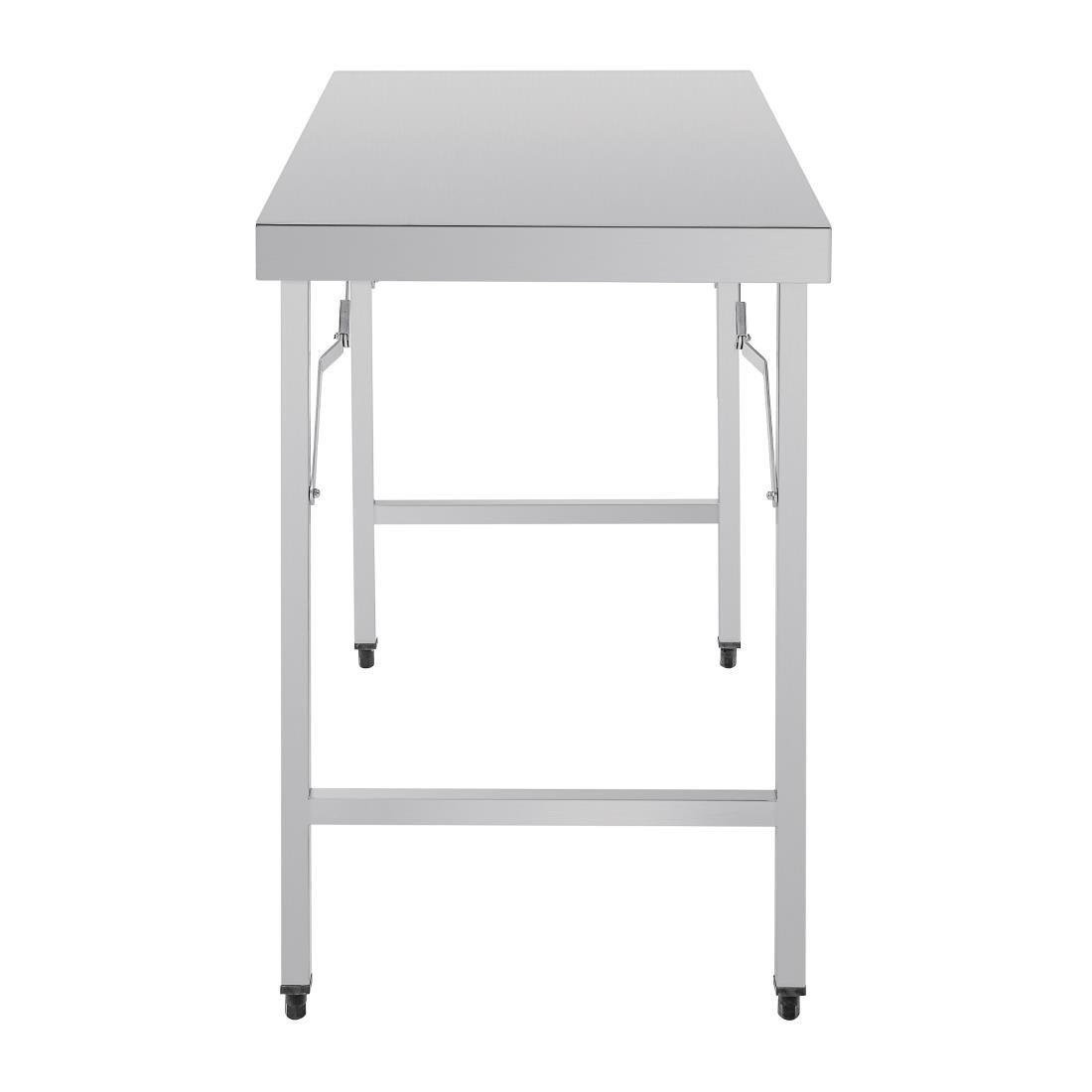 vogue inklapbare rvs werktafel 120cm Vogue inklapbare RVS werktafel 120cm