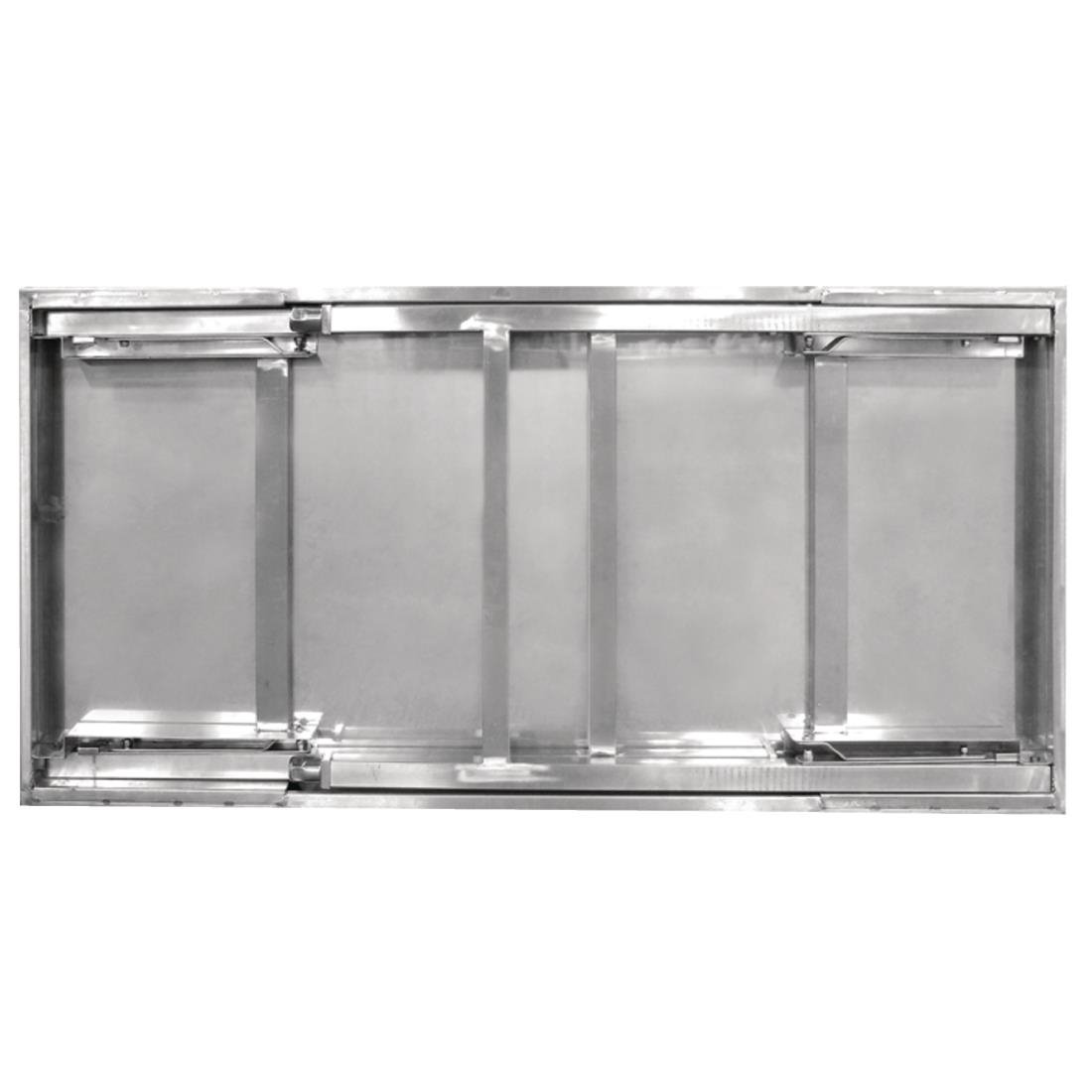 vogue inklapbare rvs werktafel 120cm Vogue inklapbare RVS werktafel 120cm