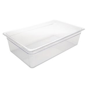 Vogue polycarbonaat 1/1 gastronorm container 150mm doorzichtig