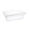 Vogue polycarbonaat 1/2 gastronorm container 100mm transparant