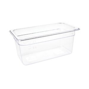 Vogue polycarbonaat 1/3 gastronorm container 150mm doorzichtig