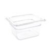 Vogue polycarbonaat 1/6 gastronorm container 100mm transparant