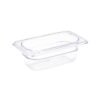 Vogue polycarbonaat bak transparant GN1/9 65mm