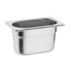 Vogue roestvrijstalen 1/9 gastronorm bak 100mm