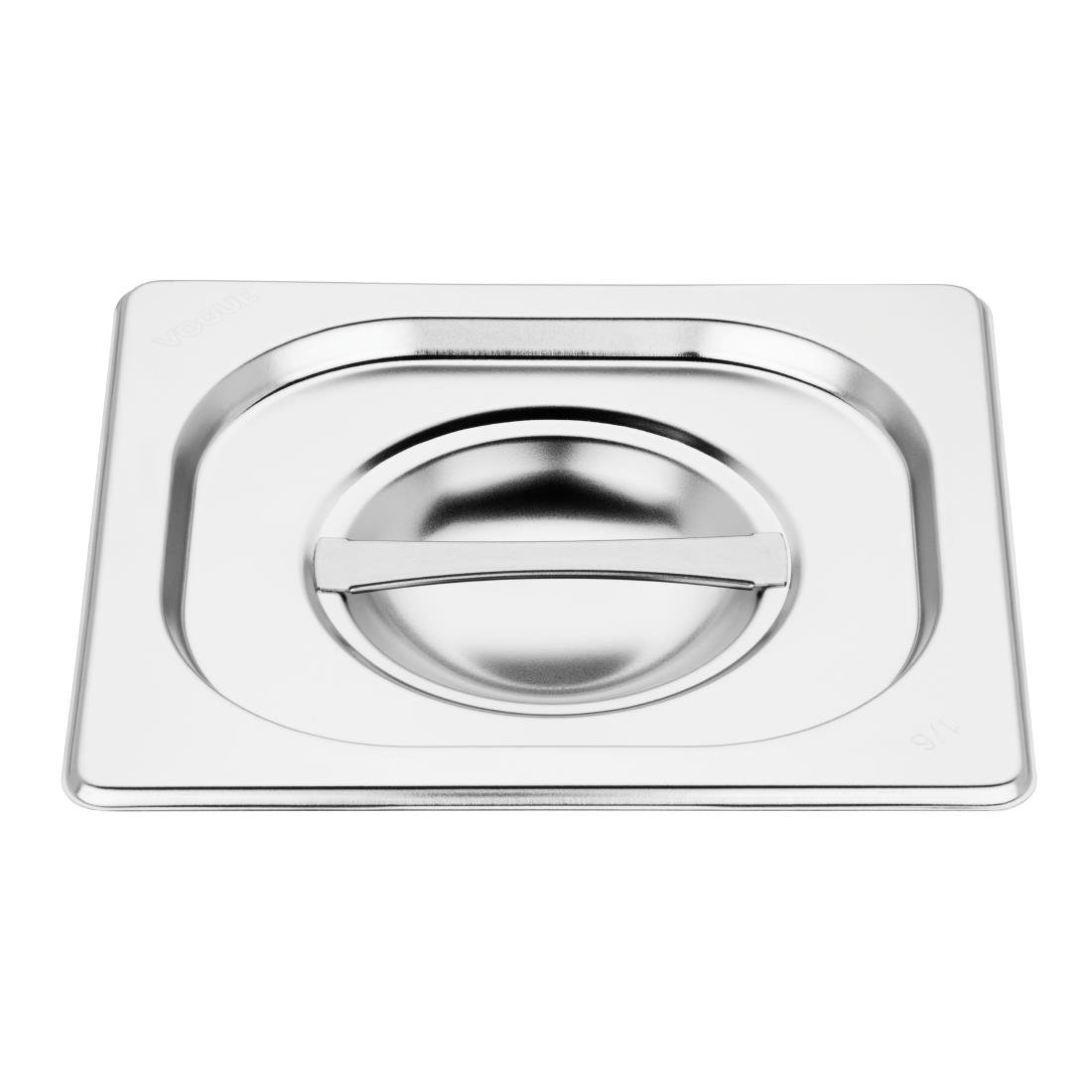 vogue roestvrijstalen gastronormbakken set met deksels 1/6 (4 stuks) Vogue roestvrijstalen gastronormbakken set met deksels 1/6 (4 stuks)