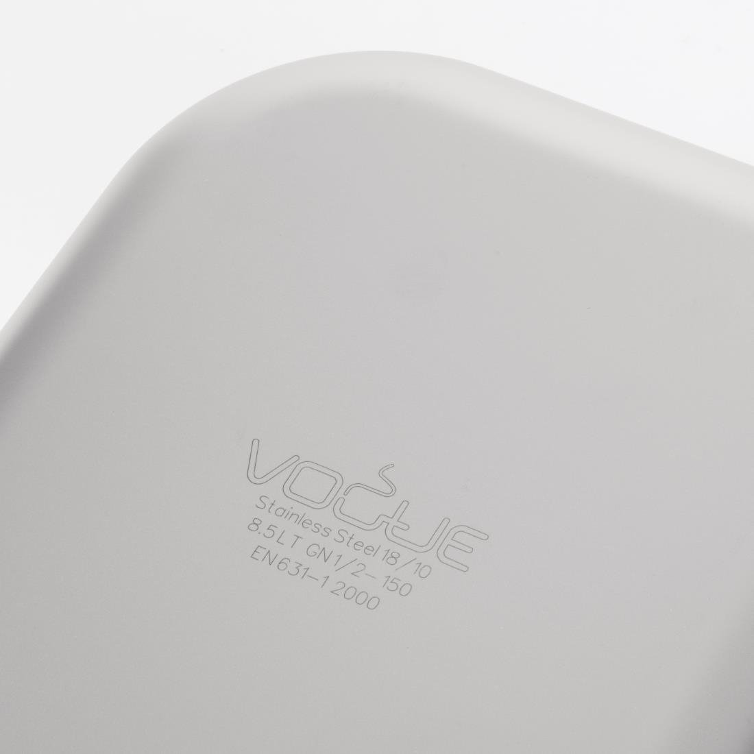 vogue rvs gn 1/2 bak 150mm Vogue RVS GN 1/2 bak 150mm