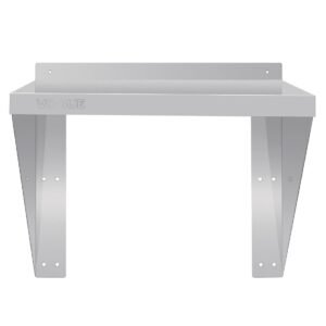 Vogue RVS oven/magnetron wandplank 56x56cm