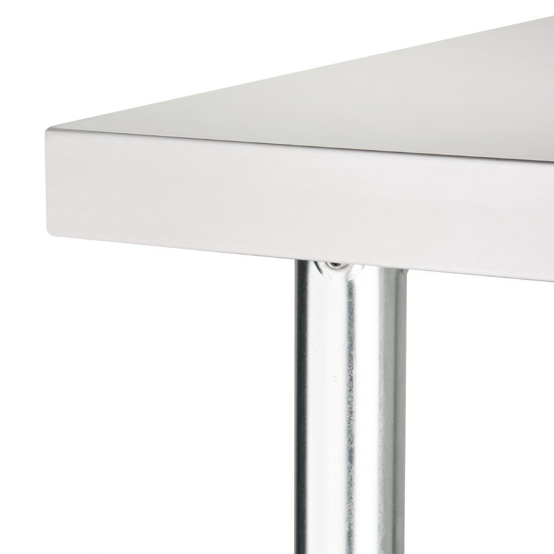 vogue rvs werktafel zonder achteropstand 90x90x70cm Vogue RVS werktafel zonder achteropstand 90x90x70cm