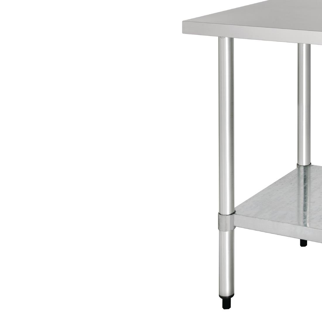 vogue rvs werktafel zonder achteropstand 90x90x70cm Vogue RVS werktafel zonder achteropstand 90x90x70cm