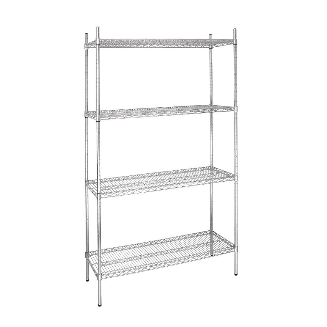 vogue voorrraadrek met 4 schappen 91,5x45,7cm Vogue voorrraadrek met 4 schappen 91,5x45,7cm
