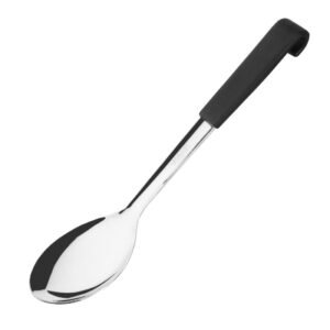 Vogue zwarte serveerlepel met handvat 340mm