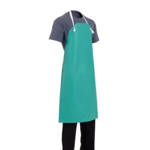 Whites PVC nylon halterschort groen