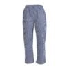 Whites Vegas unisex koksbroek blauw-wit geruit L Whites Vegas unisex koksbroek blauw-wit geruit L
