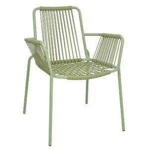 Bolero Melbourne Armstoelen Lichtgroen (4 stuks)
