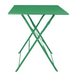 Bolero Perth bosgroene trottoirstijl vierkante tafel 600 mm