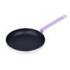 Hygiplas aluminium koekenpan Teflon Platinum Plus anti-aanbaklaag paars 28cm