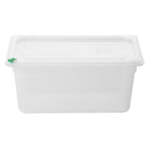 Hygiplas Click PP GN-bak 1/3 met deksel & 7 kleurclips 150 mm 5,3L (set van 4)